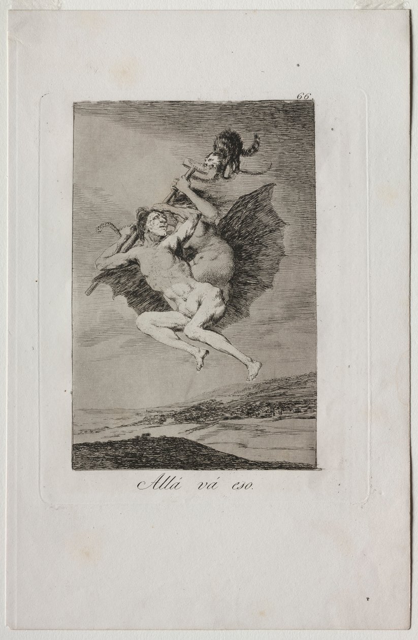 Caprichos: Daar gaat het door Francisco de Goya