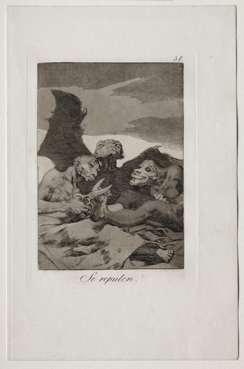 Caprichos: Ze maken zich mooi door Francisco de Goya