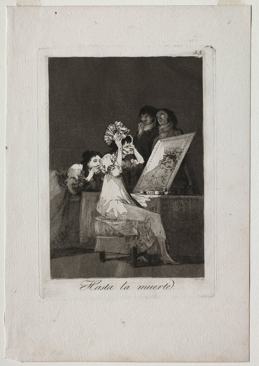 Caprichos: Tot de dood door Francisco de Goya