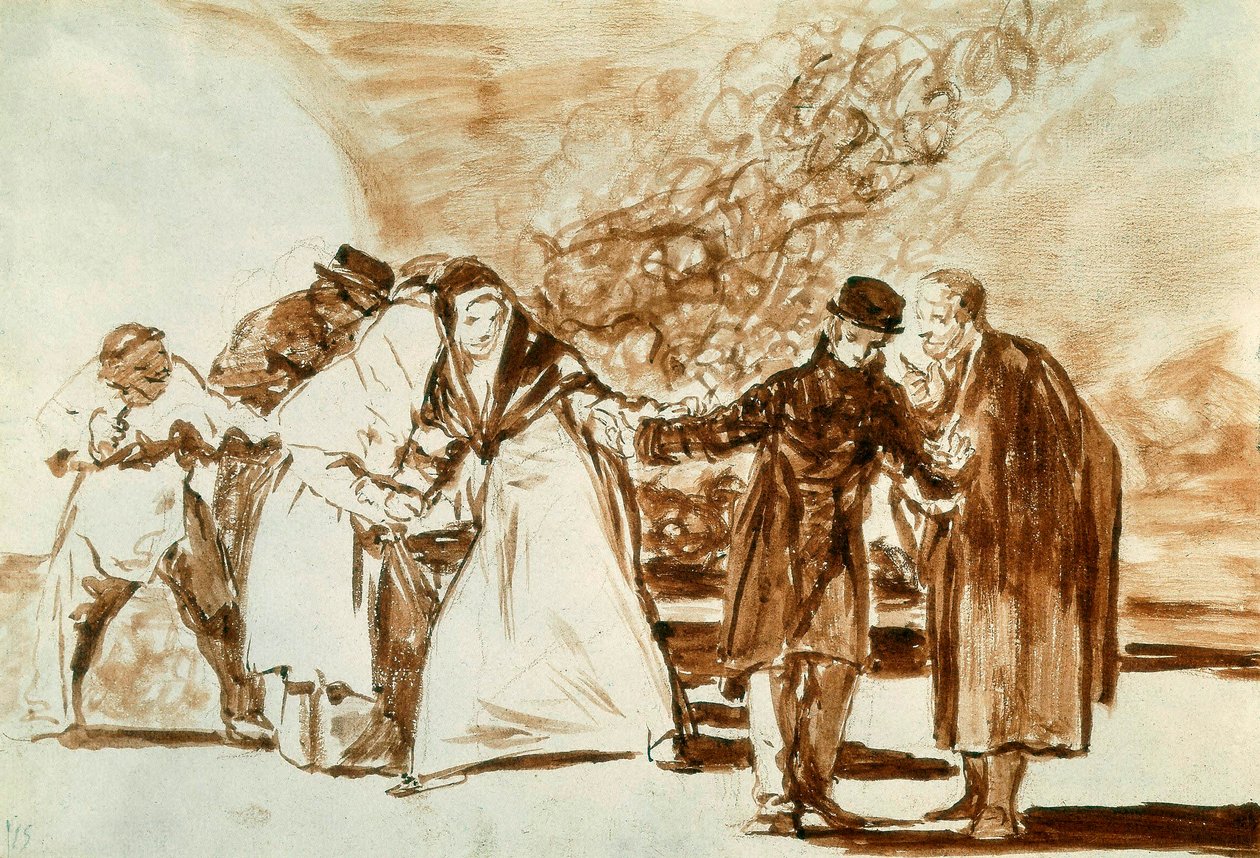 Aansporing door Francisco de Goya