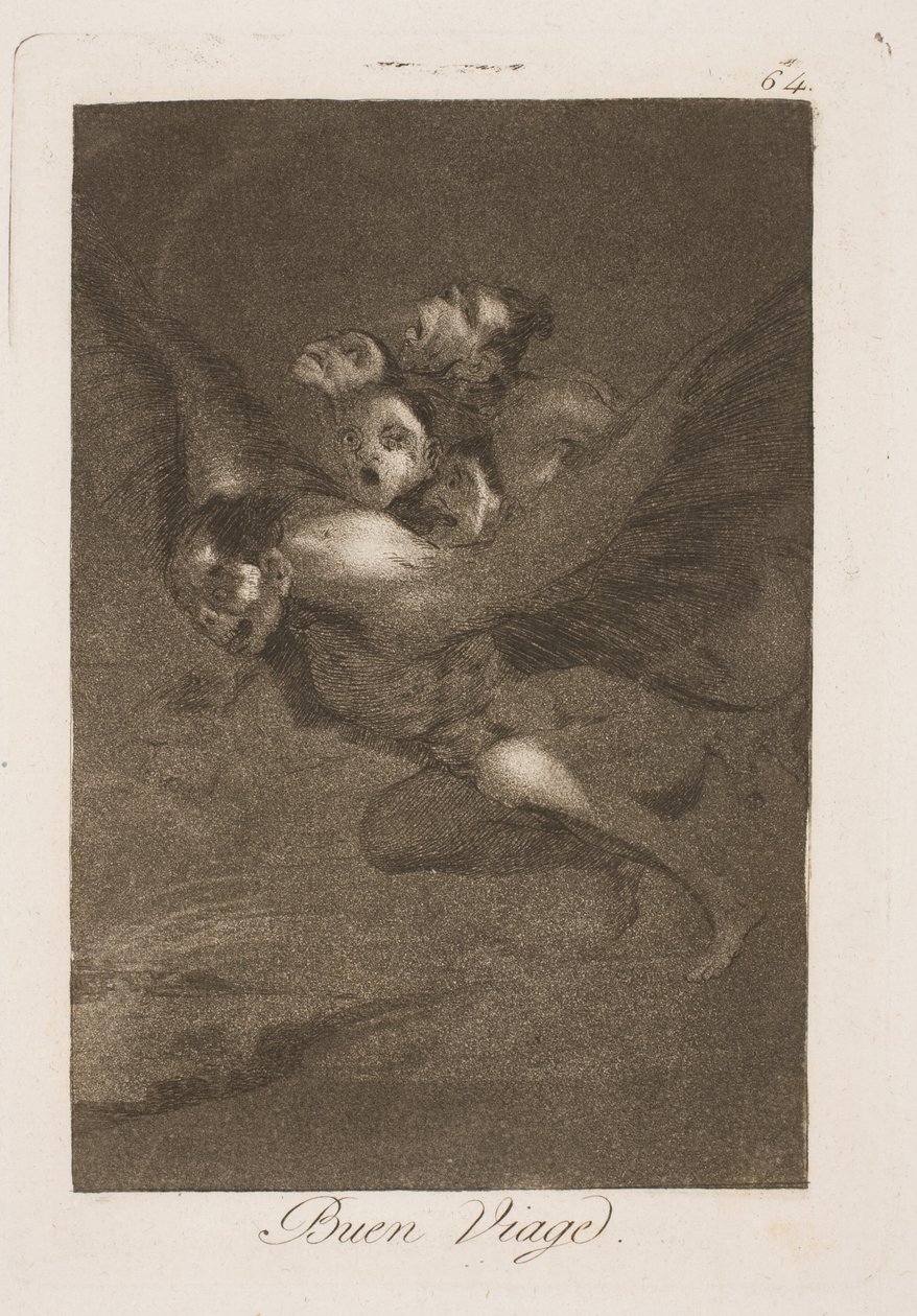 Goede reis! door Francisco de Goya