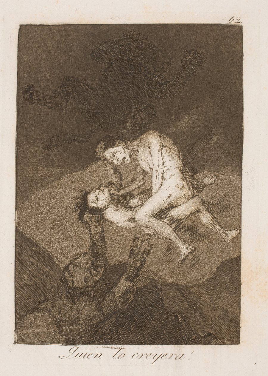 Wie zou dat geloven! door Francisco de Goya
