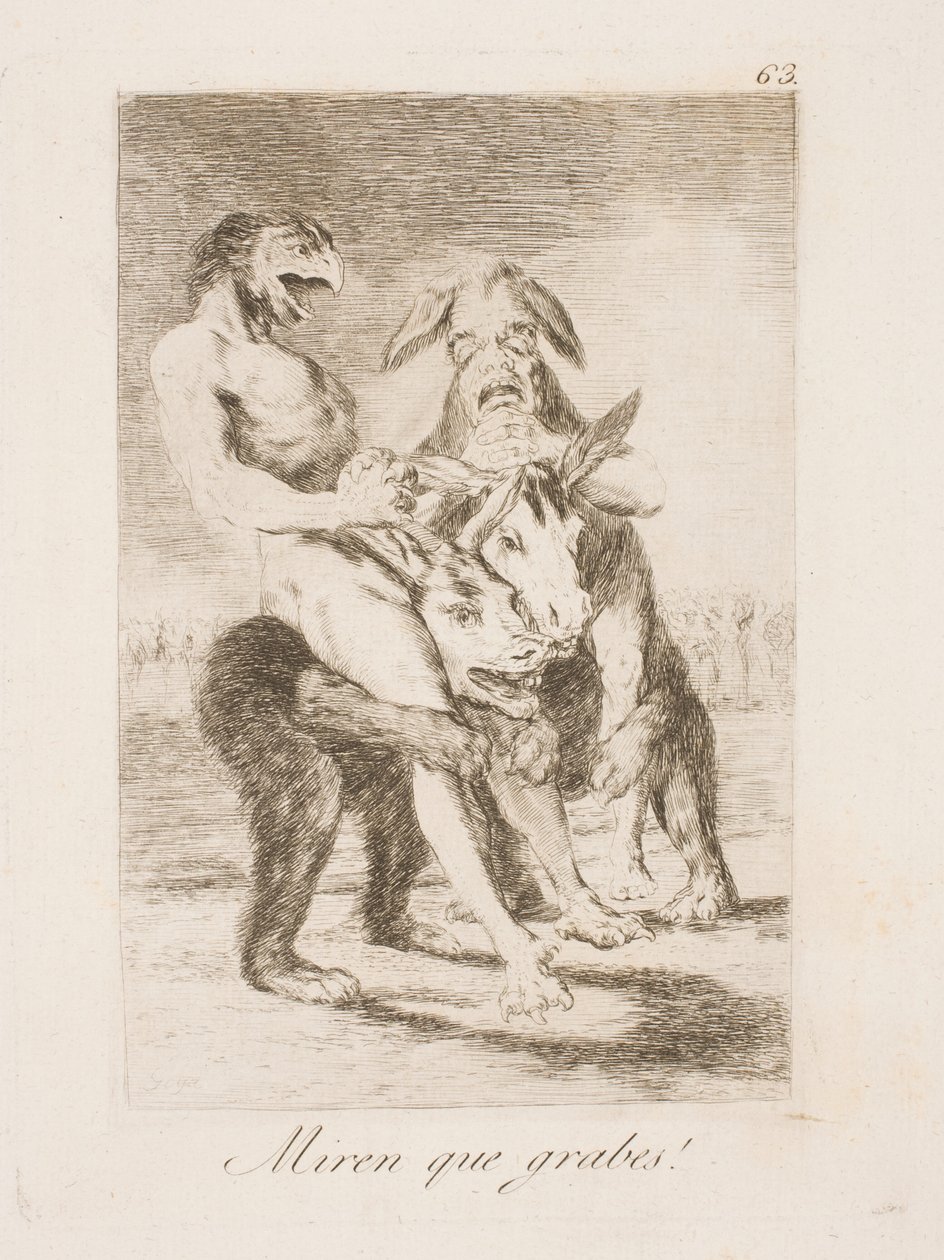 Wat een ernst door Francisco de Goya