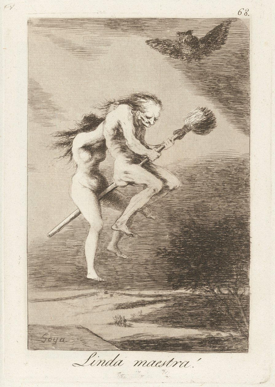 Mooie Lerares! door Francisco de Goya