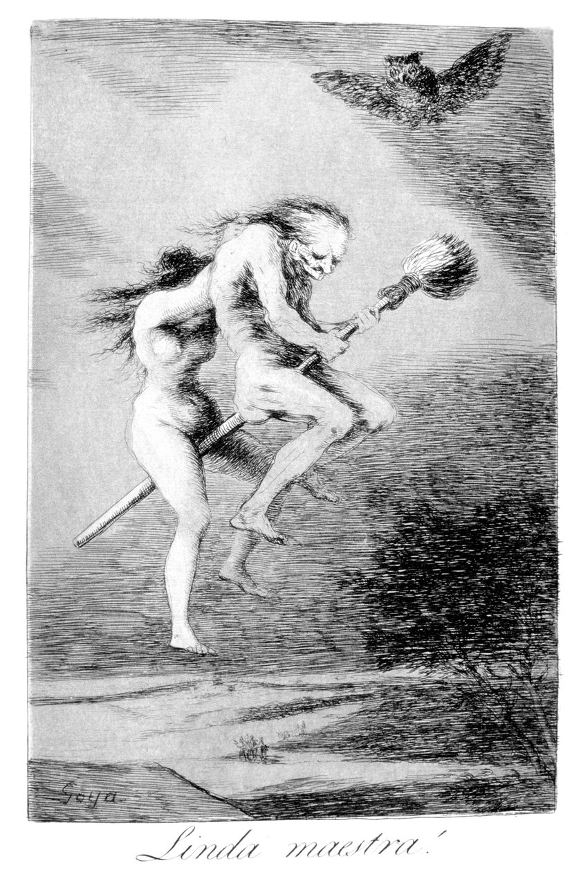 Mooie leraar! door Francisco de Goya