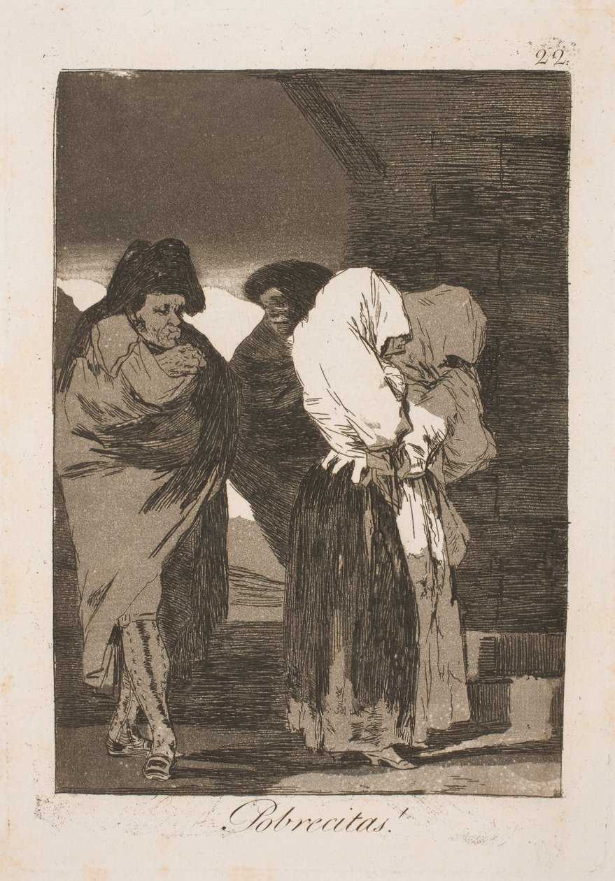 Arme Meisjes door Francisco de Goya