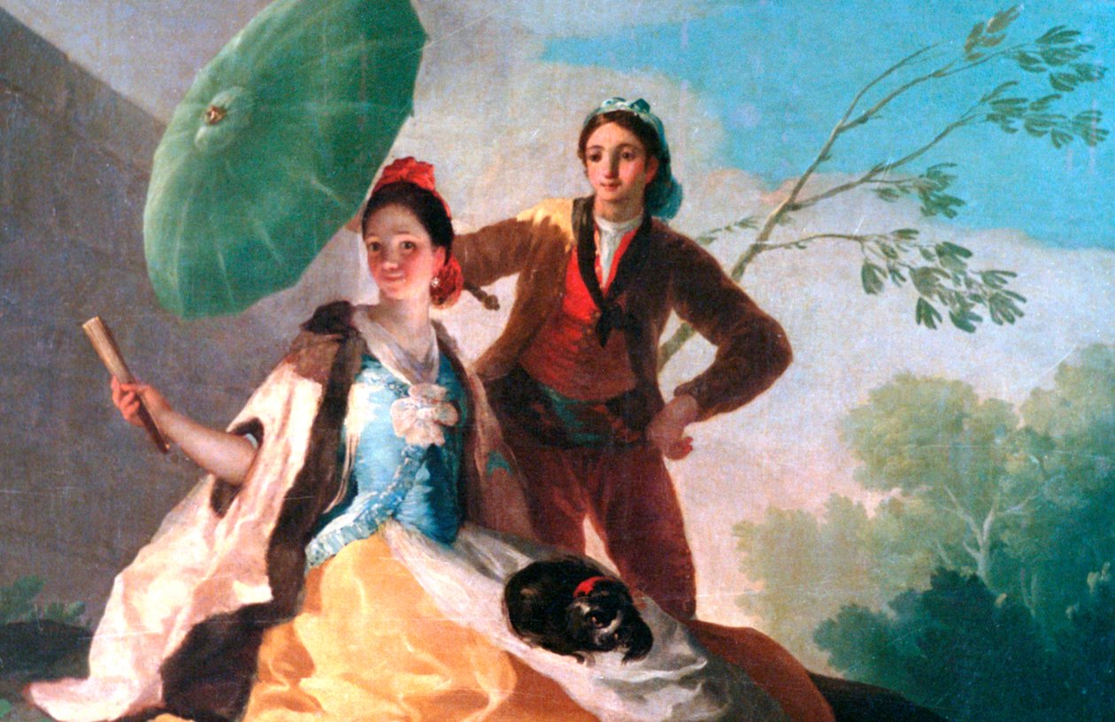 De Parasol, 1777 door Francisco de Goya