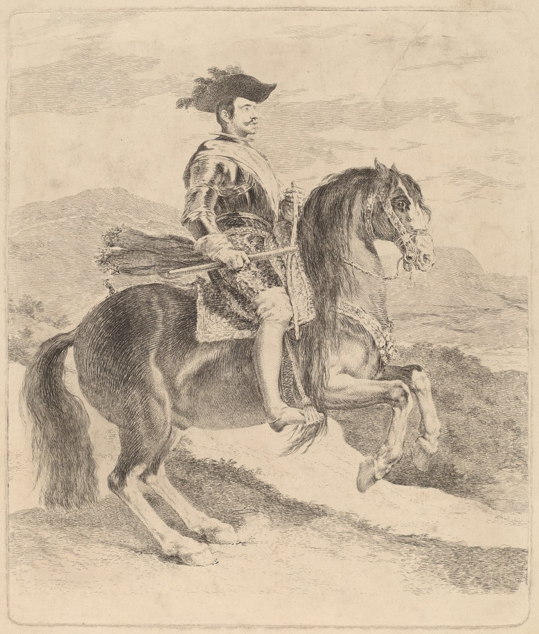 Felipe IV door Francisco de Goya after Diego Velázquez