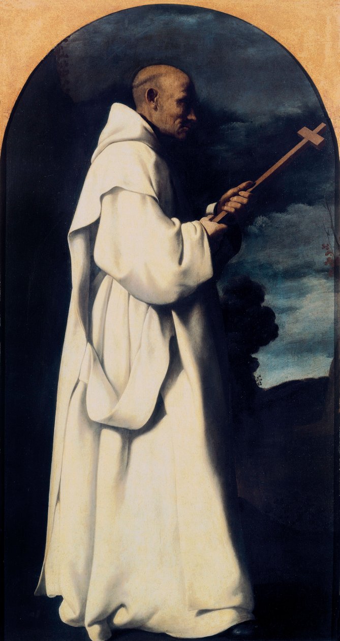 Sint Bruno door Francisco de Zurbaran
