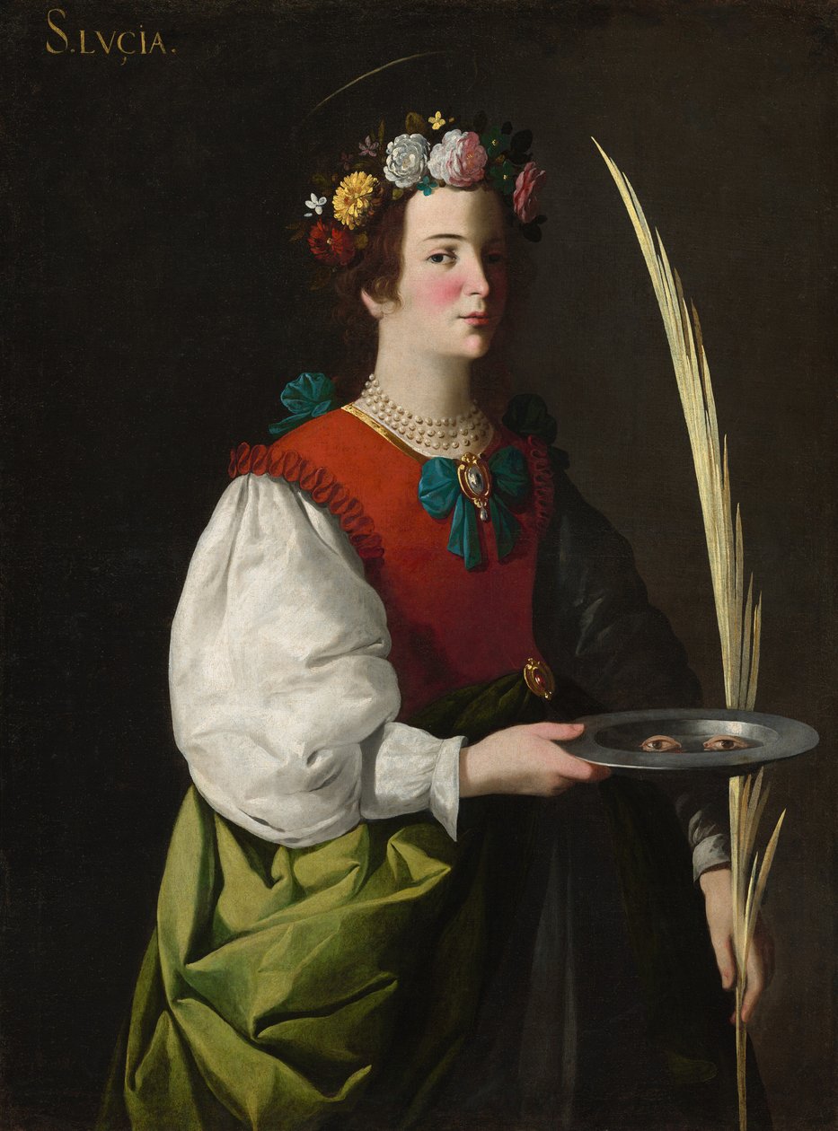 Sint Lucia door Francisco de Zurbaran