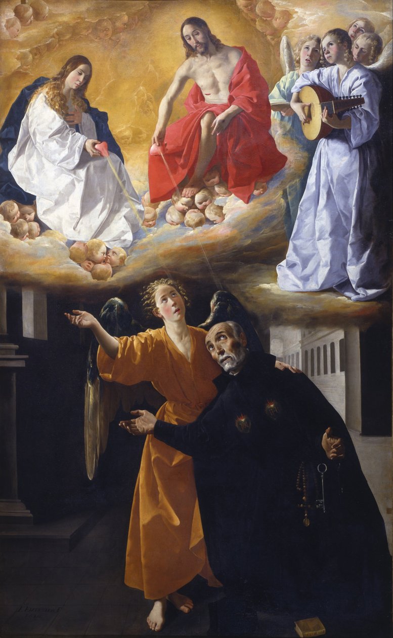 De visie van Sint Alphonsus Rodríguez door Francisco de Zurbaran