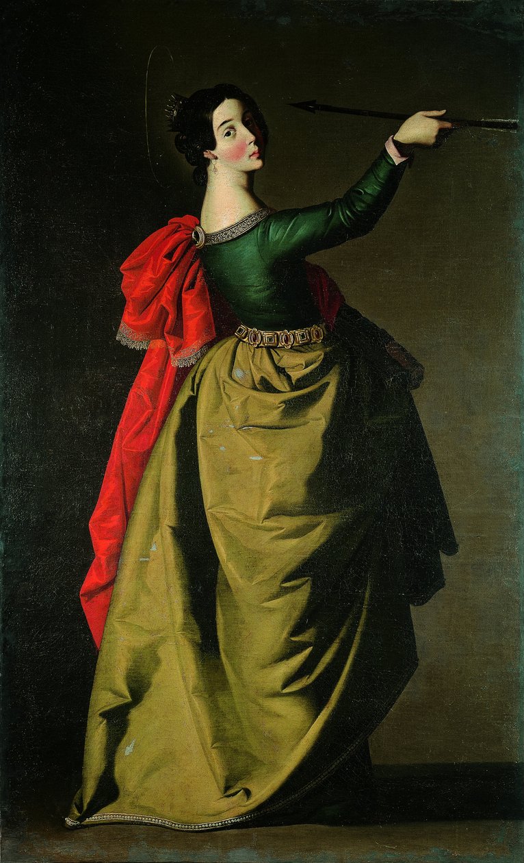 Sint Ursula door Francisco de Zurbaran