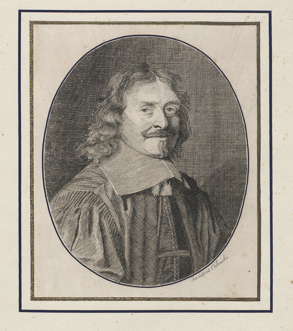 Portret van Jeremias Falck door Franciszek Orłowski