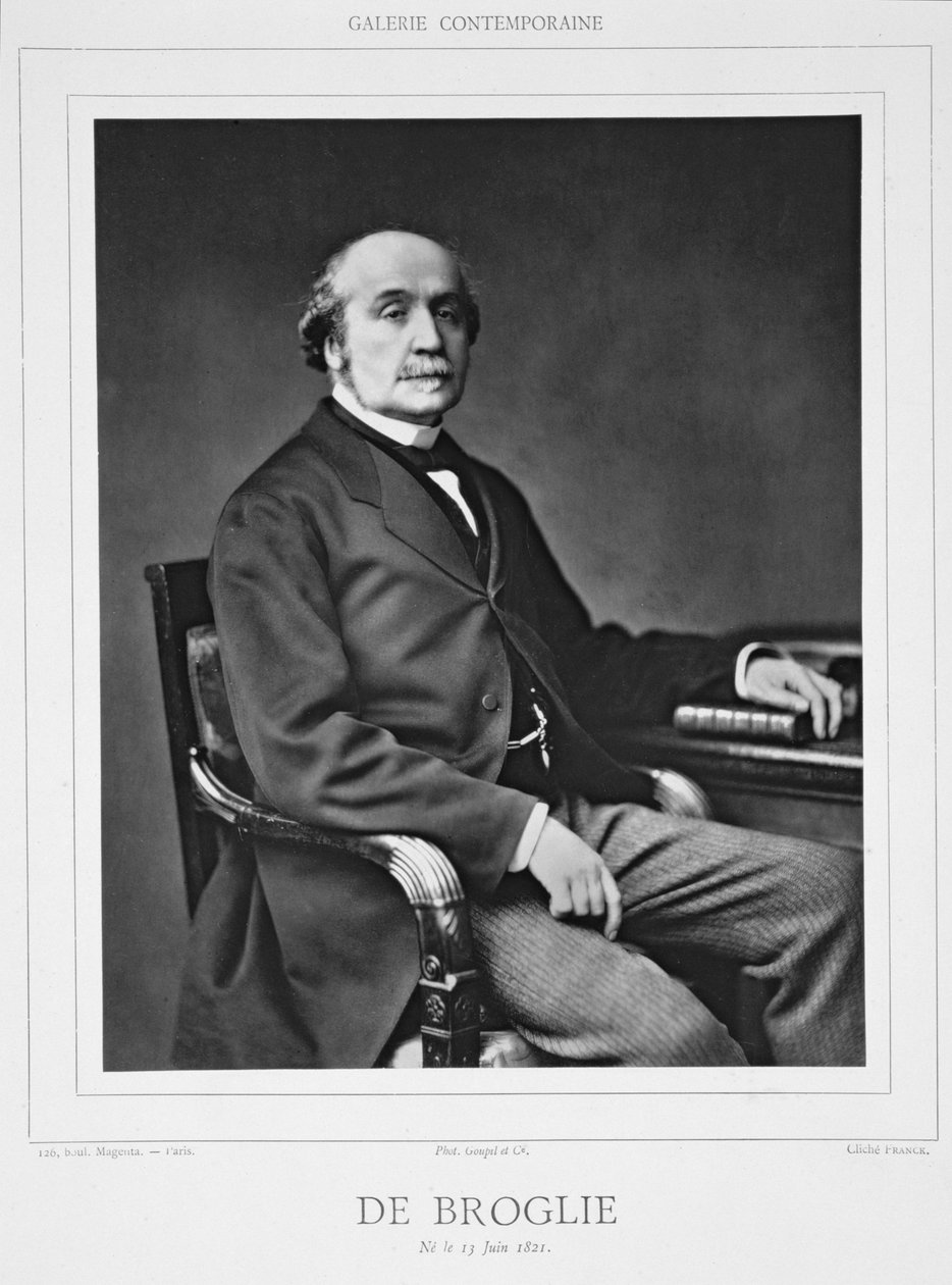 Jacques Victor Albert de Broglie (1821-1901), uit 