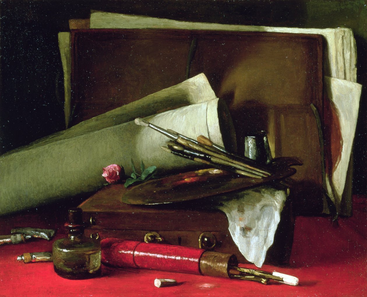 Attributen van Schilderkunst door François Bonvin