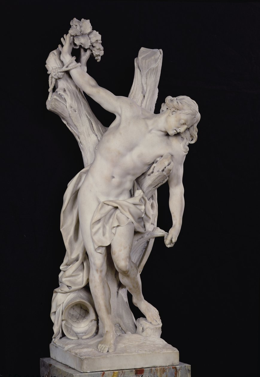 St. Sebastian, 1712 door Francois Coudray