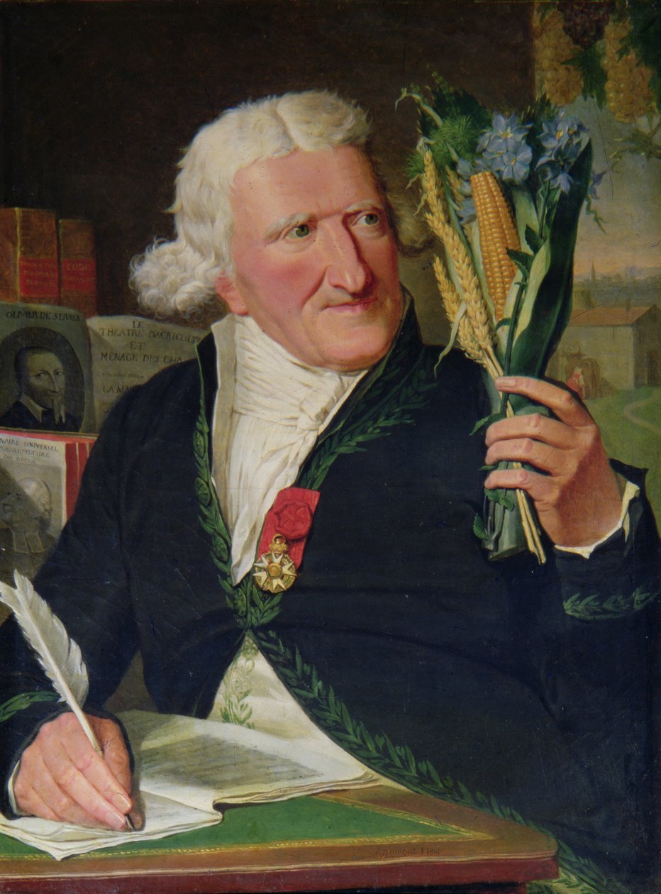 Portret van Antoine Augustin Parmentier (1737-1813) door Francois Dumont