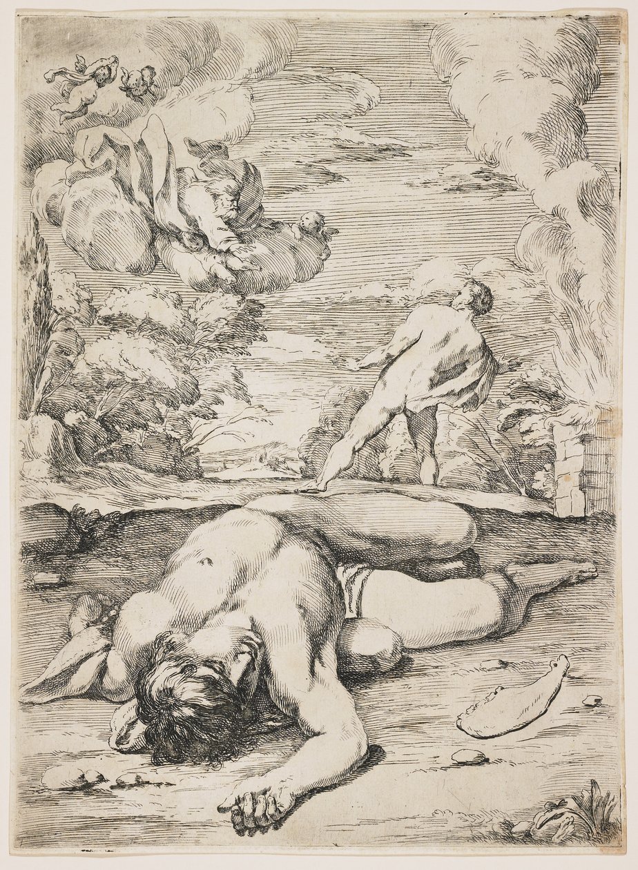De dood van Abel, late 1630s-vroege 1640s door Francois Perrier