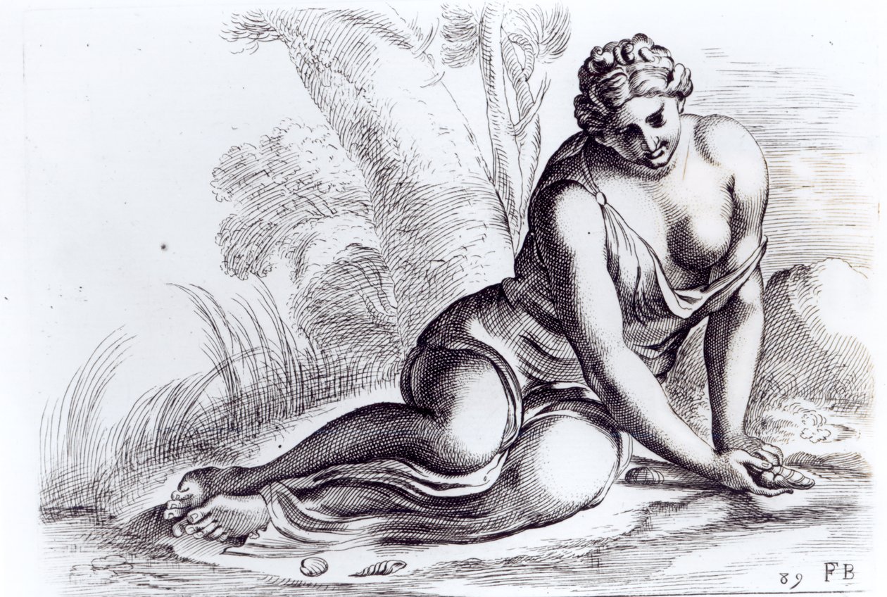Venus in de Borghese Tuinen, ca. 1653 door Francois Perrier