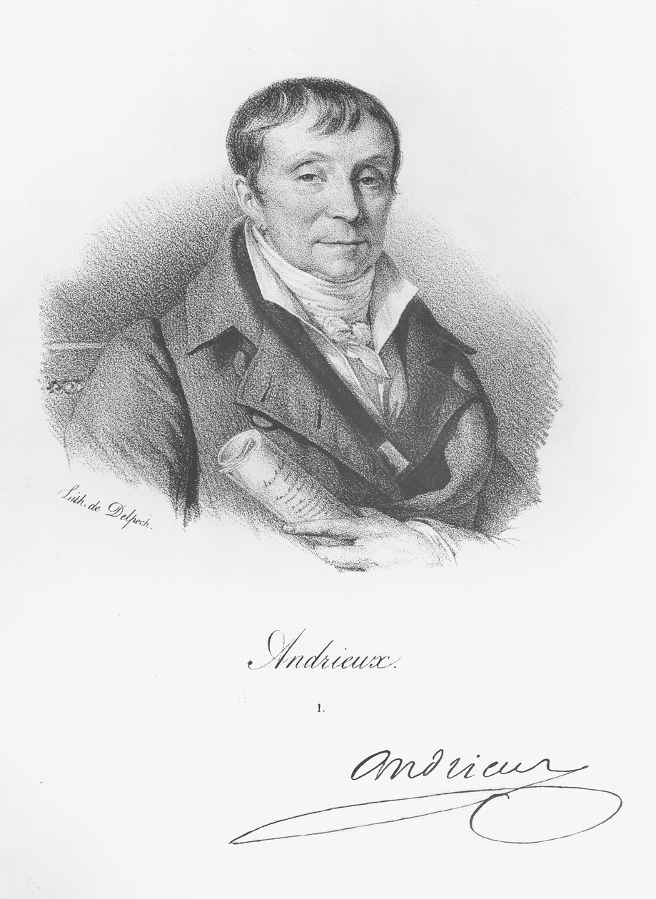 François Andrieux door Francois Seraphin Delpech