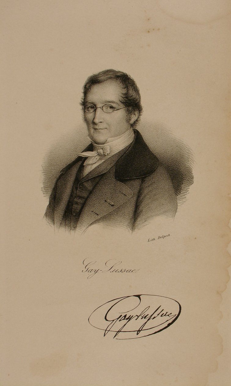 Louis Joseph Gay-Lussac (1778-1850) door Francois Seraphin Delpech