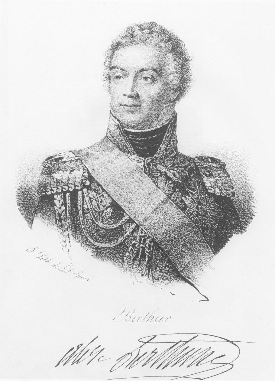 Maarschalk Berthier door Francois Seraphin Delpech