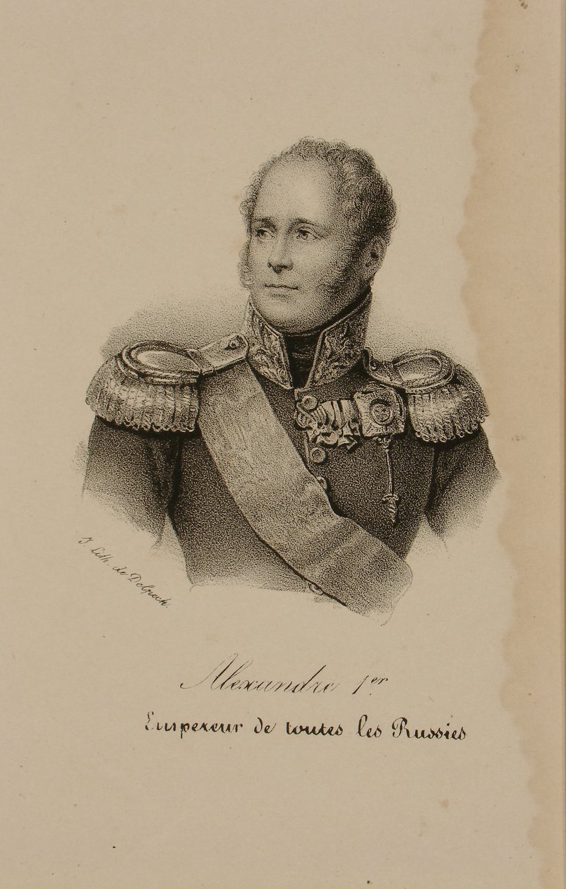 Portret van Alexander I (1777-1825) door Francois Seraphin Delpech