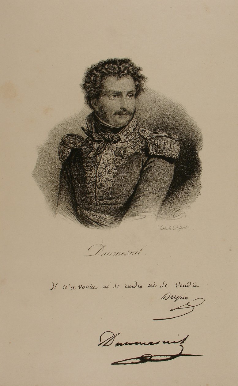 Portret van Baron Pierre Yriex Daumesnil (1777-1832) door Francois Seraphin Delpech