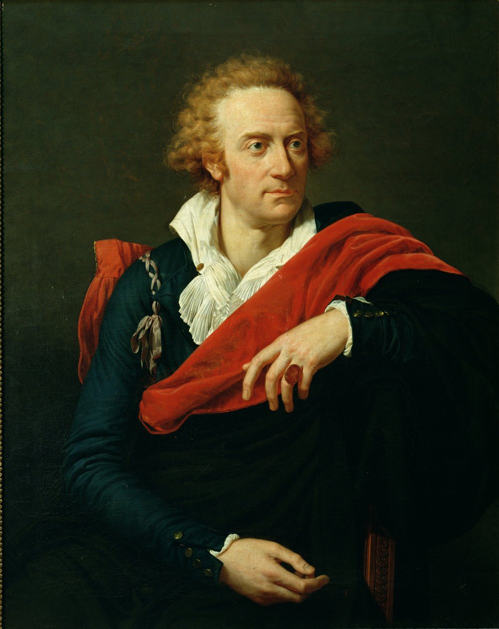 Portret van Vittorio Alfieri (1749-1803) door Francois Xavier Fabre