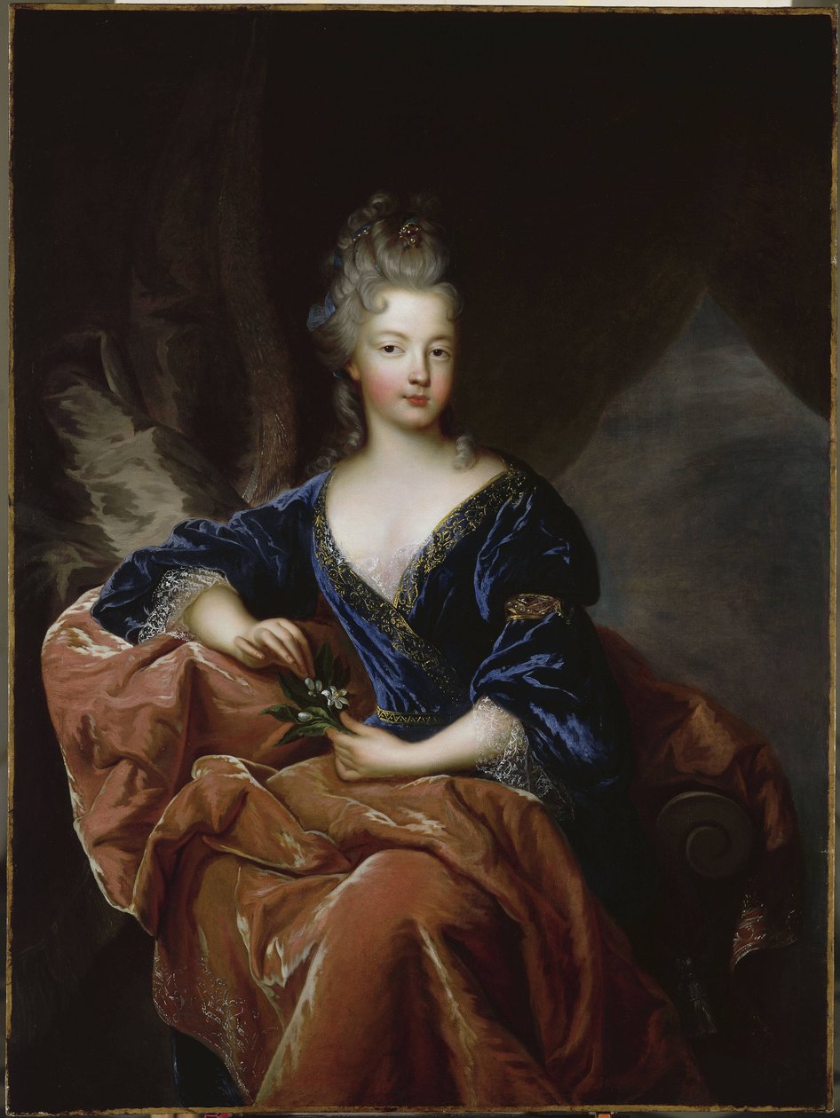 Portret van Françoise-Marie de Bourbon door Jean François de Troy