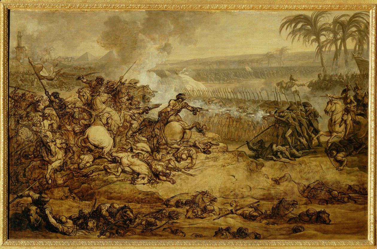 De strijd van de piramides ... door François André Vincent