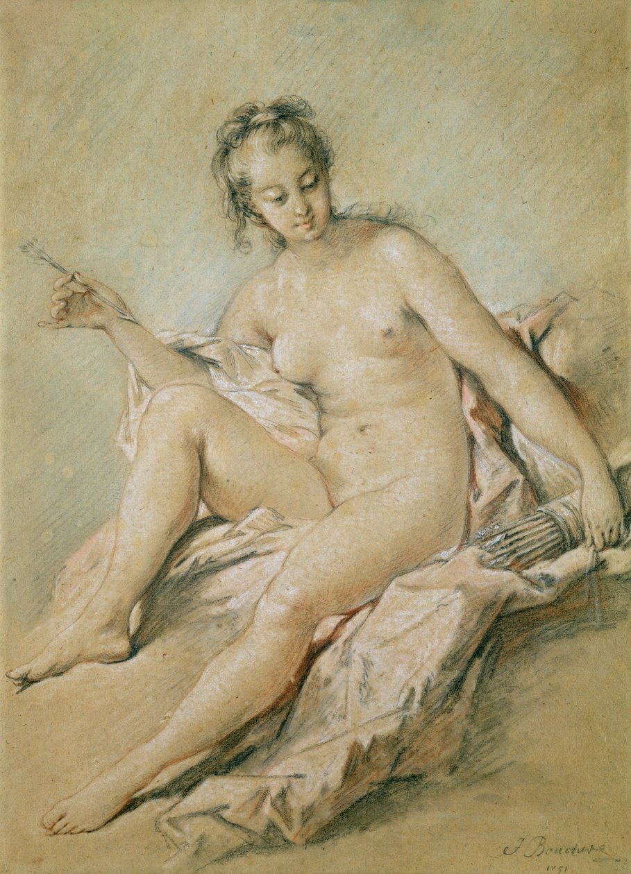 Een studie van Venus door François Boucher