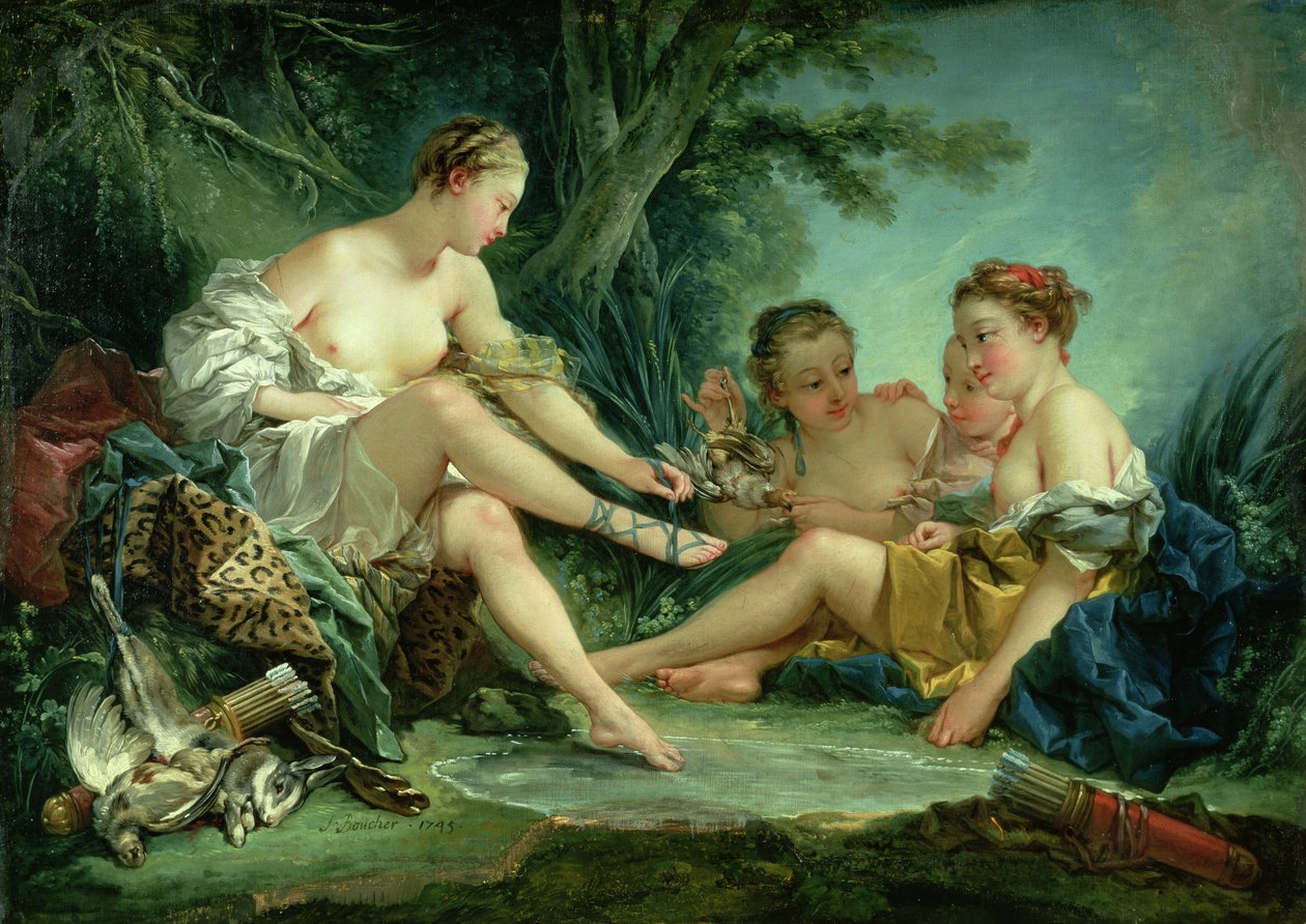 Diana na de Jacht door François Boucher