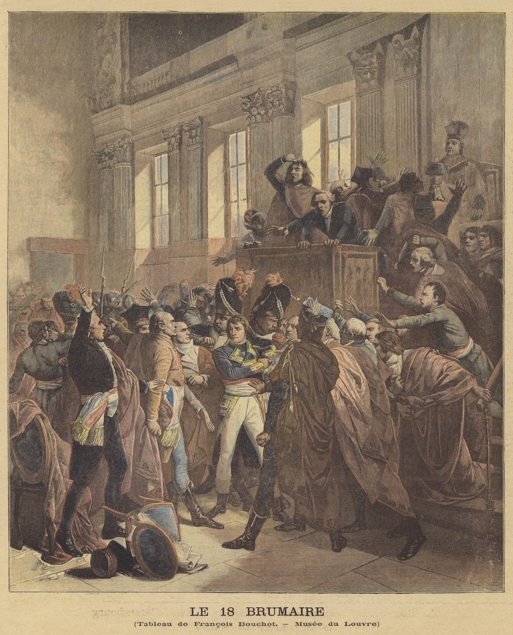 Le 18 Brumaire door Francois Bouchot