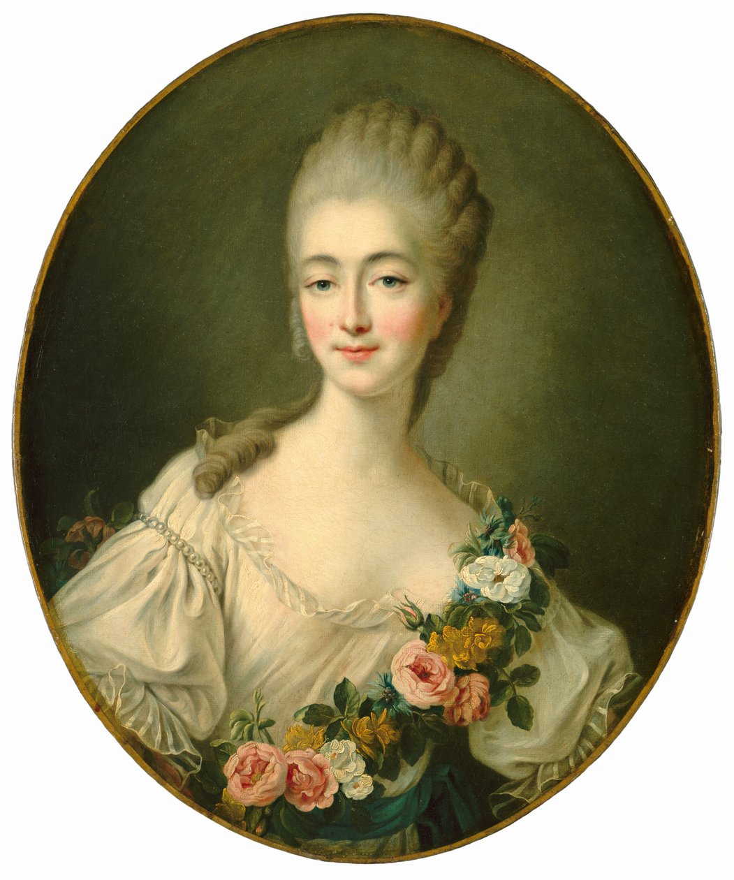 Jeanne Bécu, Gravin du Barry door Francois Hubert Drouais