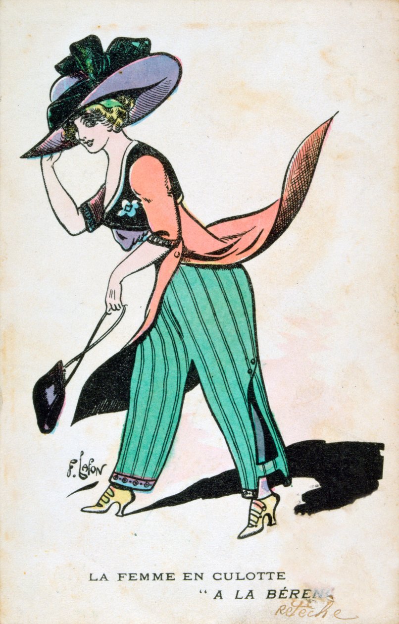 De Vrouw in Broek, 20e eeuw door Francois Lafon