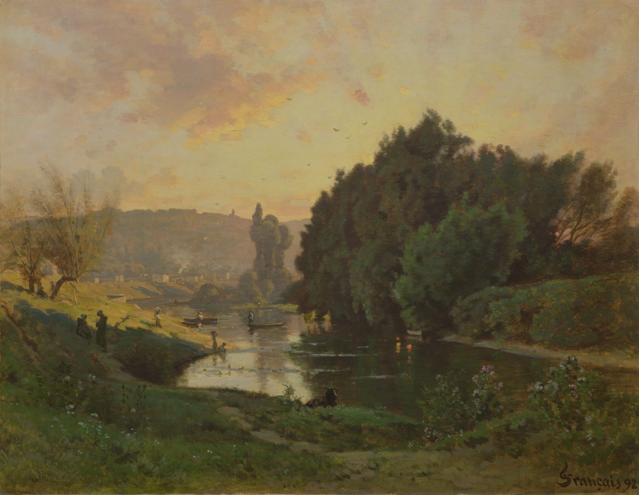Scène van Bas-Meudon door Francois Louis Francais