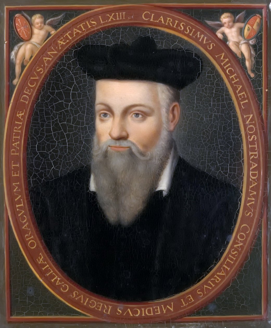 Michel de Nostredame, genaamd Nostradamus 1503-1566 door Francois Marius Granet