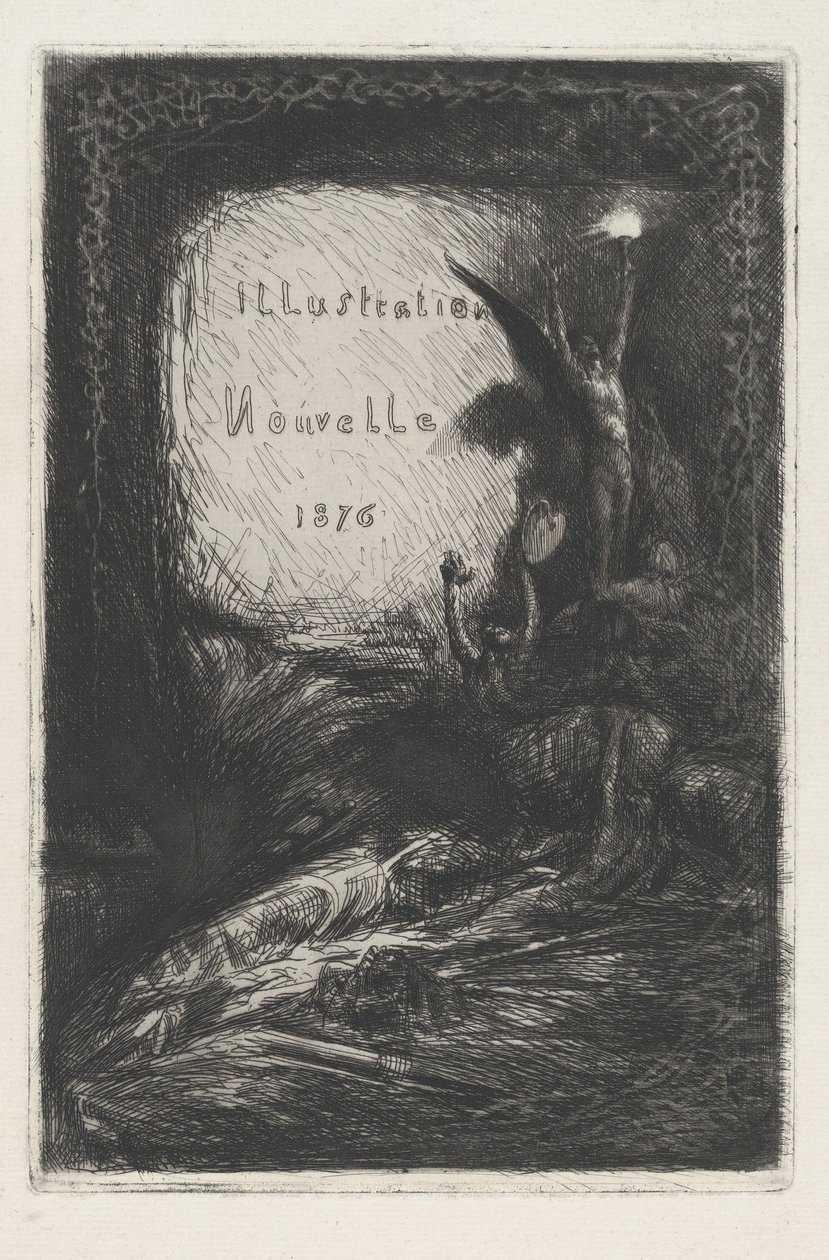 Illustratie Nouvelle, 1876 door Francois Nicolas Chifflart