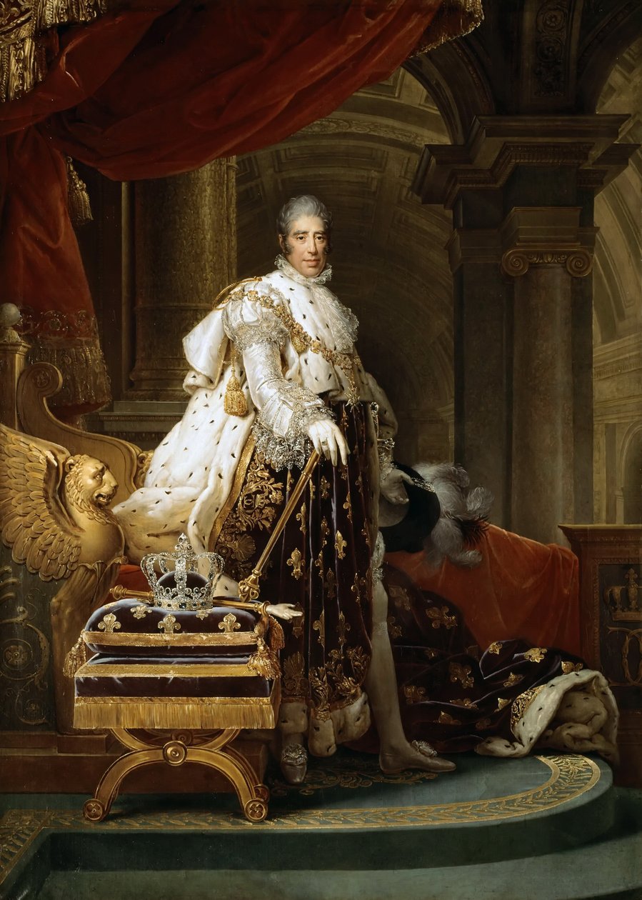 Koning Karel X van Frankrijk door Francois Pascal Simon Gerard