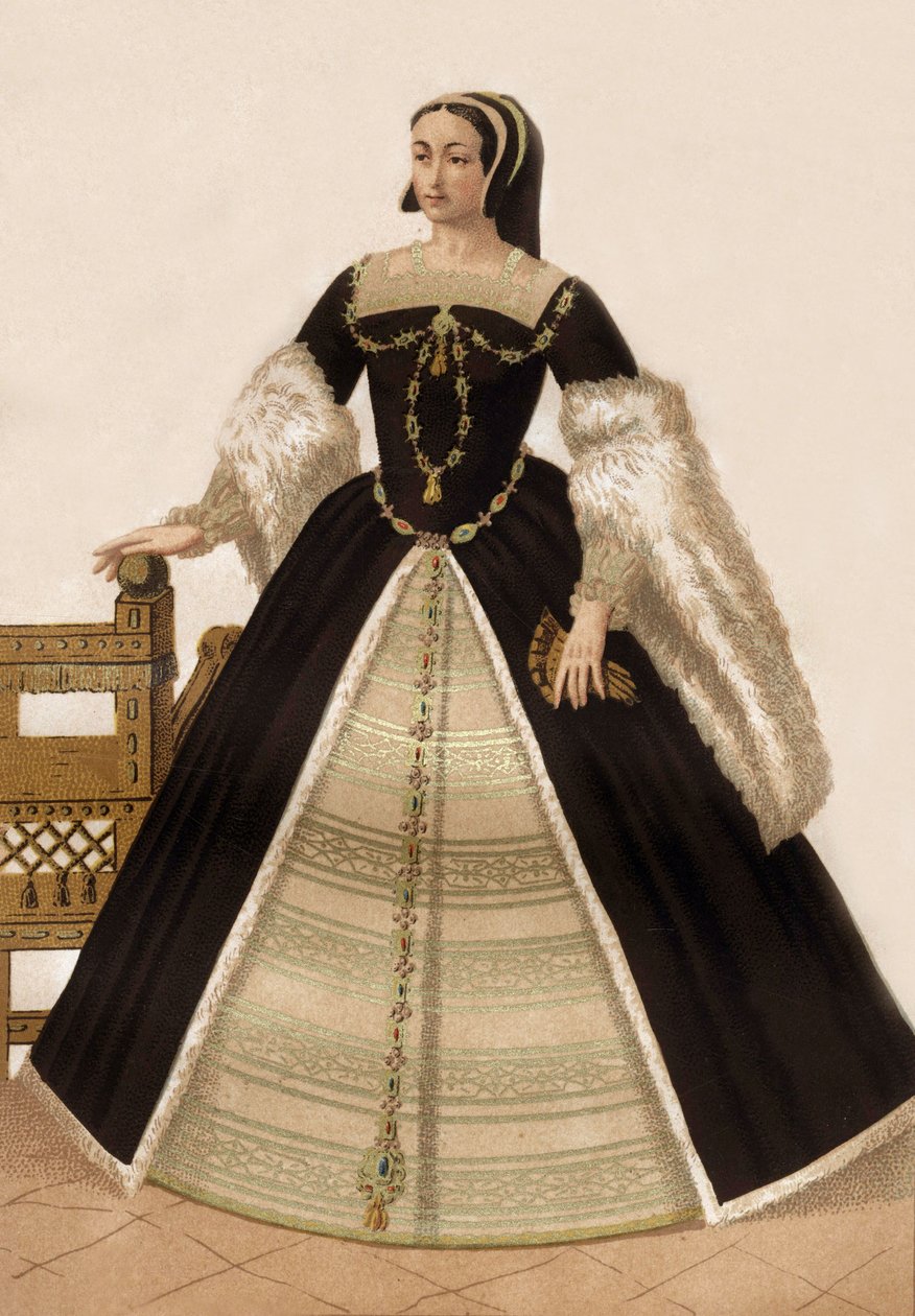 Claude de France (gravure) door Francois Roger de Gaignieres