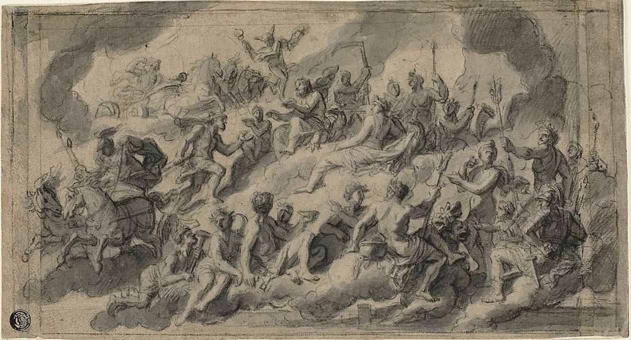 Gods op Olympus door Francois Verdier