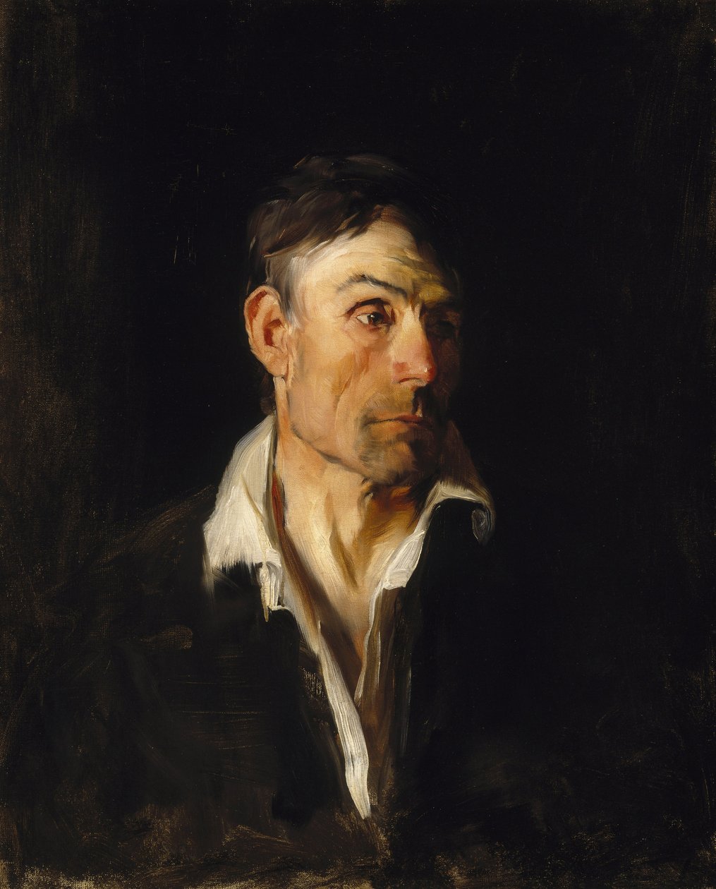 Portret van een man (Richard Creifelds) door Frank Duveneck