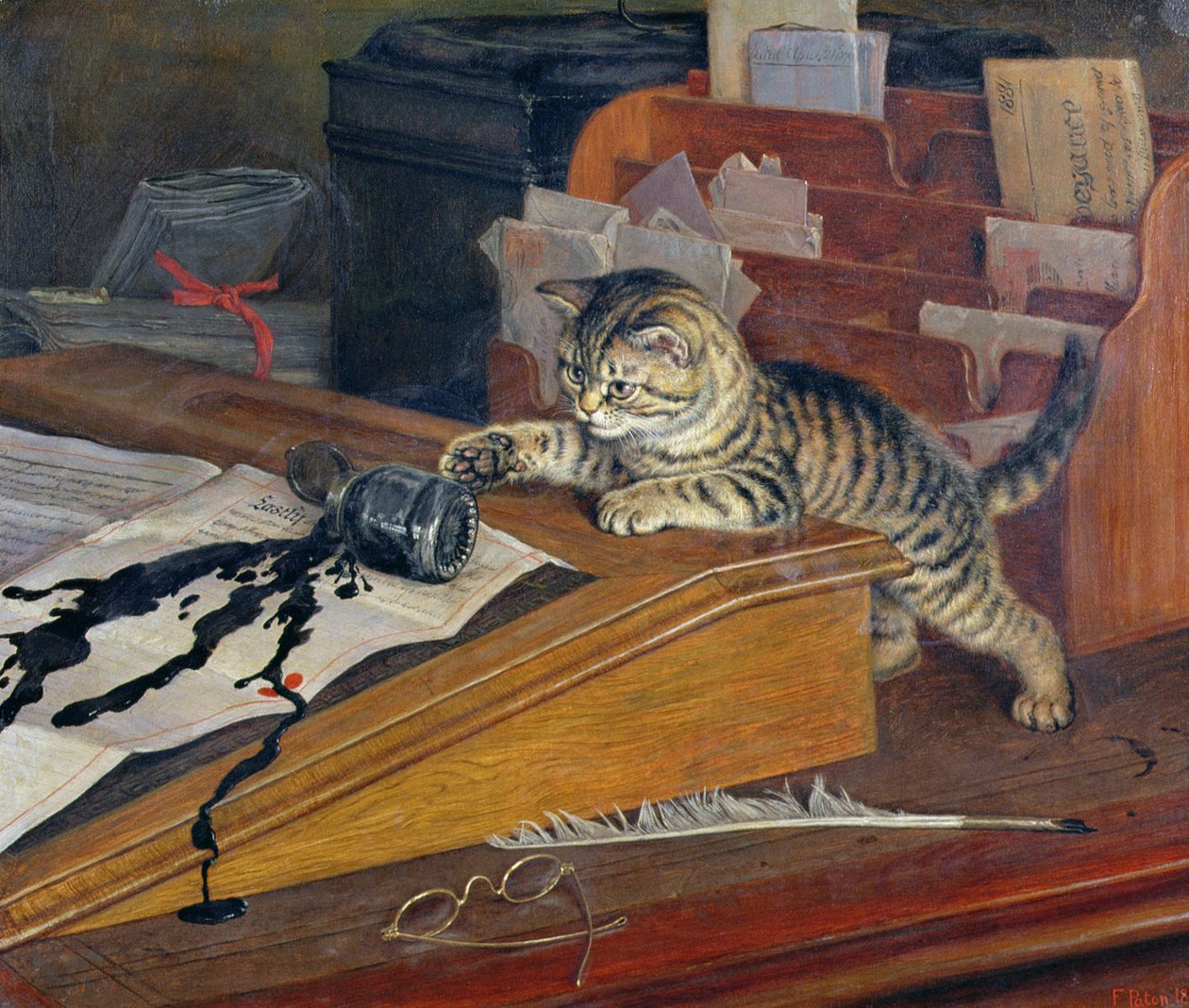 Getuige mijn daad, (1882) door Frank Paton