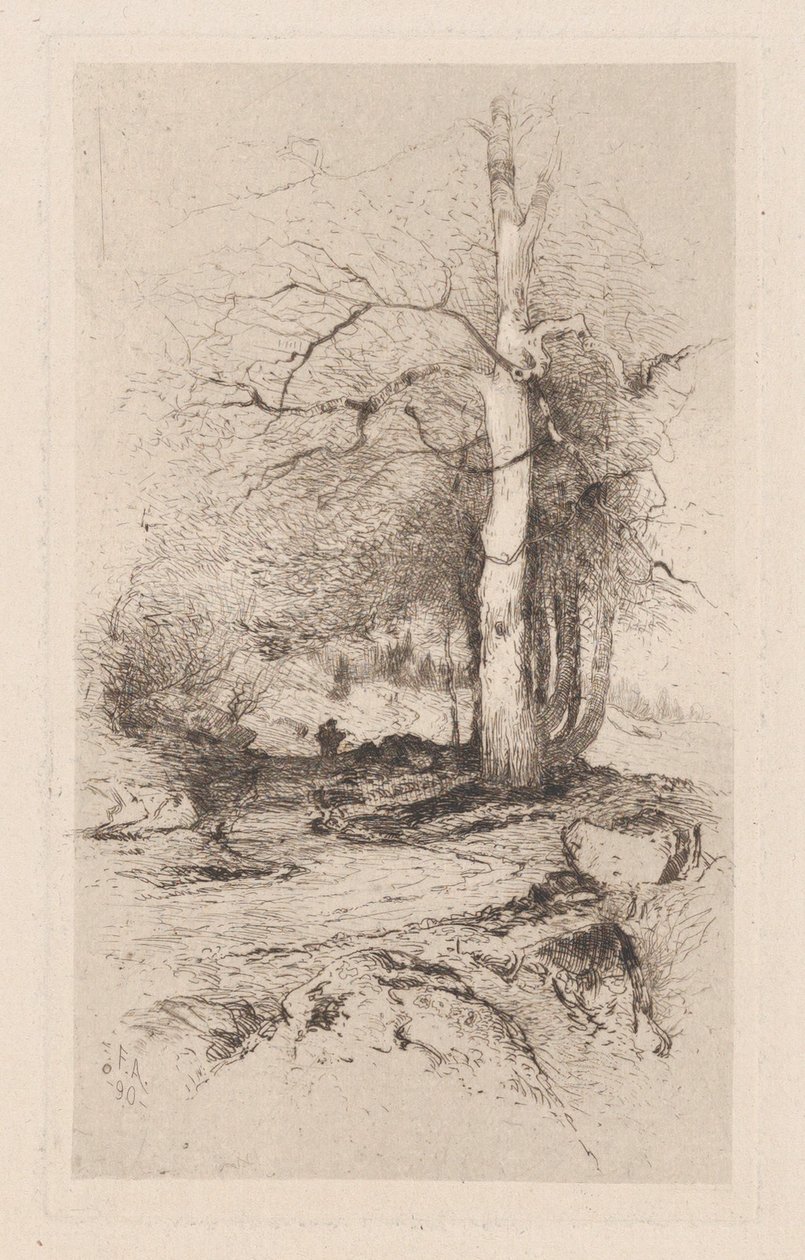 Landschap, 1890 door Frank Anderson