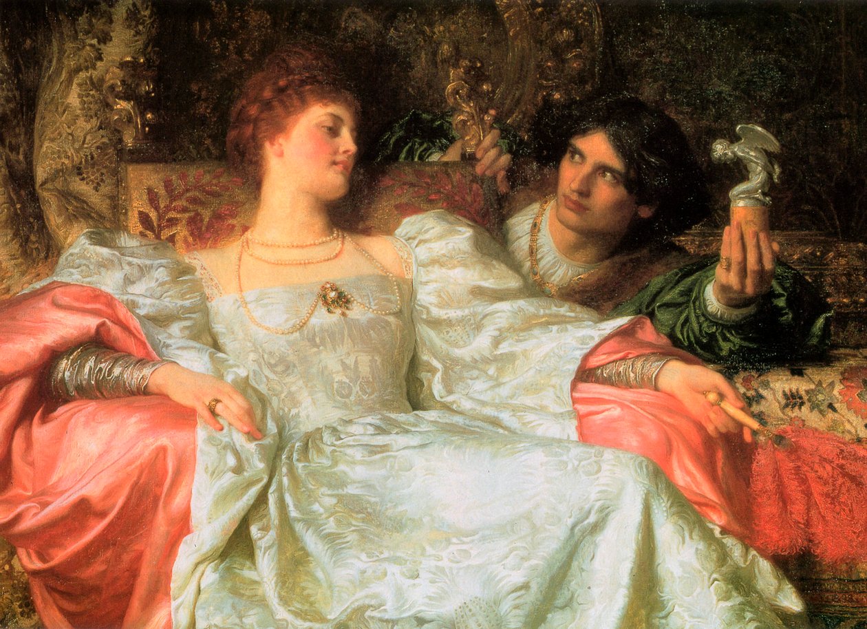 Een Offer, 1898 door Frank Dicksee