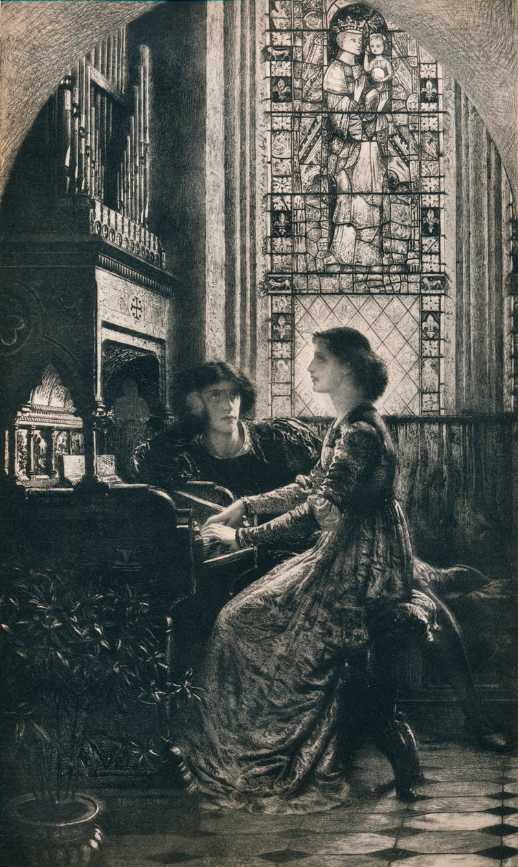 Harmonie, 1877, 1912 door Frank Dicksee