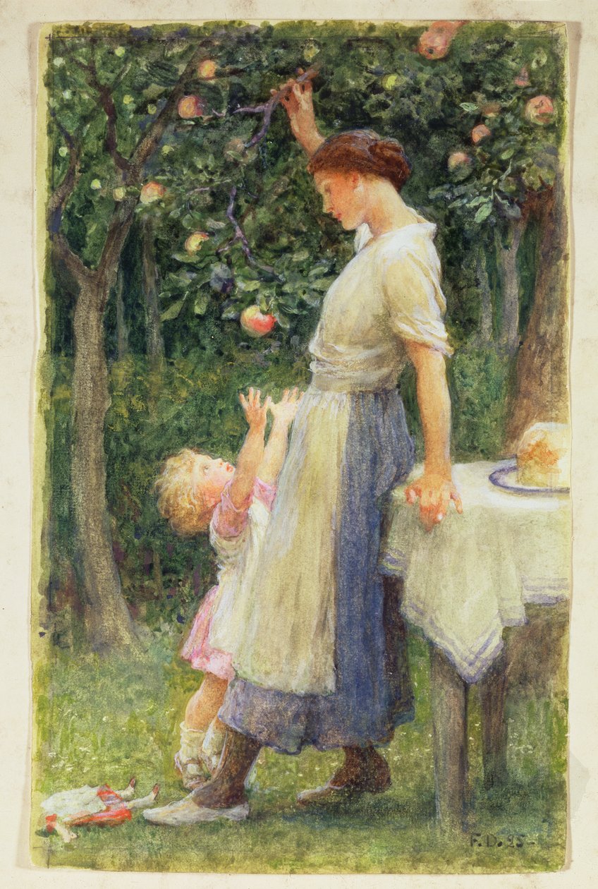 Buiten bereik, dochters van Eva, 1895 door Frank Dicksee