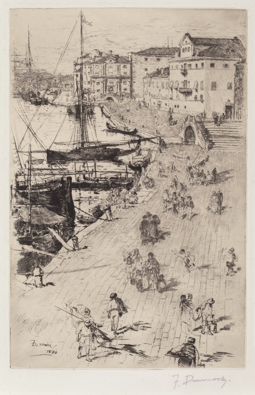 Riva degli Schiavoni, Nr. 2 door Frank Duveneck