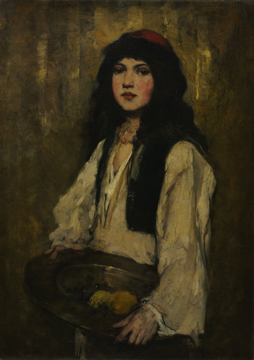 Het Venetiaanse Meisje door Frank Duveneck